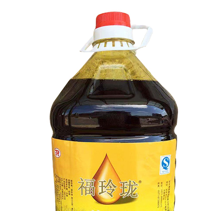 瑞欣福玲珑浓香菜籽油5升/4瓶/箱