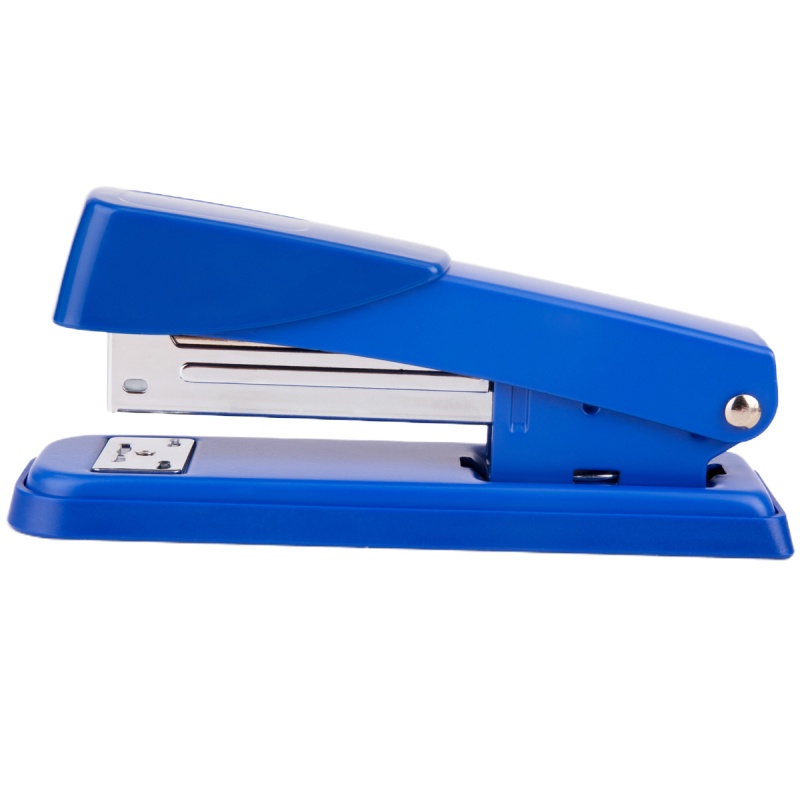 得力 (deli) 0426 订书机/统一订书机/经济型订书器 适用12#订书针 蓝色 单个装