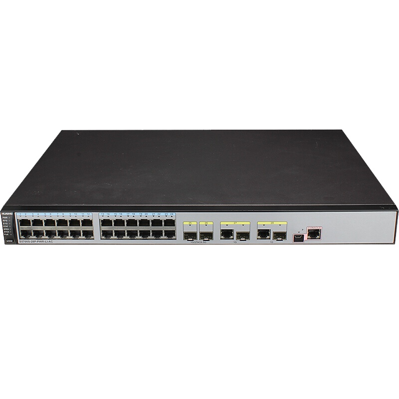 华为(HUAWEI)S5700S-28P-PWR-LI-AC 24口千兆POE交换机