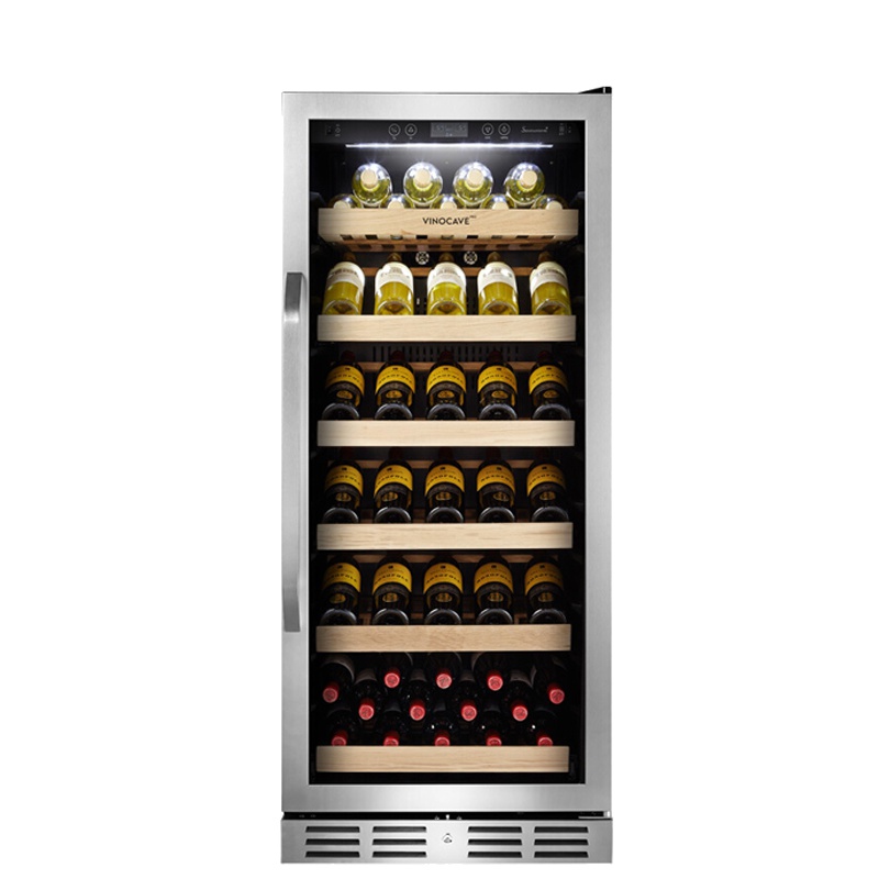 维诺卡夫(Vinocave) PRO128A 酒窖级恒温恒湿系统酒柜 92支红酒柜 冰吧侧开门压缩机酒柜