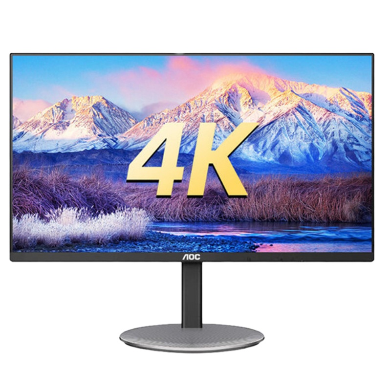 AOC U27V4 27英寸 4K显示器 高清IPS广视角