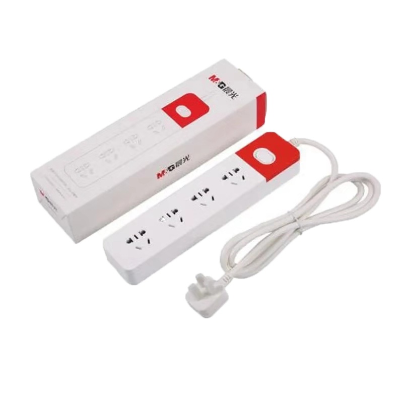 [精选]晨光单/双排插座 接线板 插排 办公家用加长插线板 5米插线