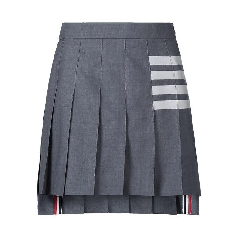 汤姆·布朗 THOM BROWNE 女士羊毛百褶短裙FGC402V 06146