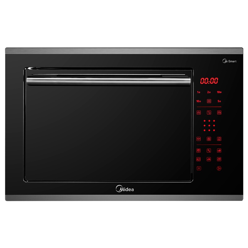美的(Midea)品尚系列嵌入式微波炉TG025QPS-NSH 25L 光波烧烤 智能触控