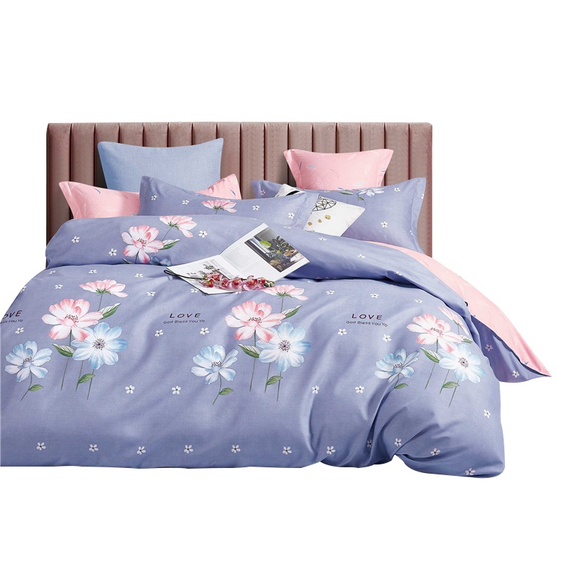 澳绒棉AB版四件套 J1031 家纺套装花色随机(单位:套)