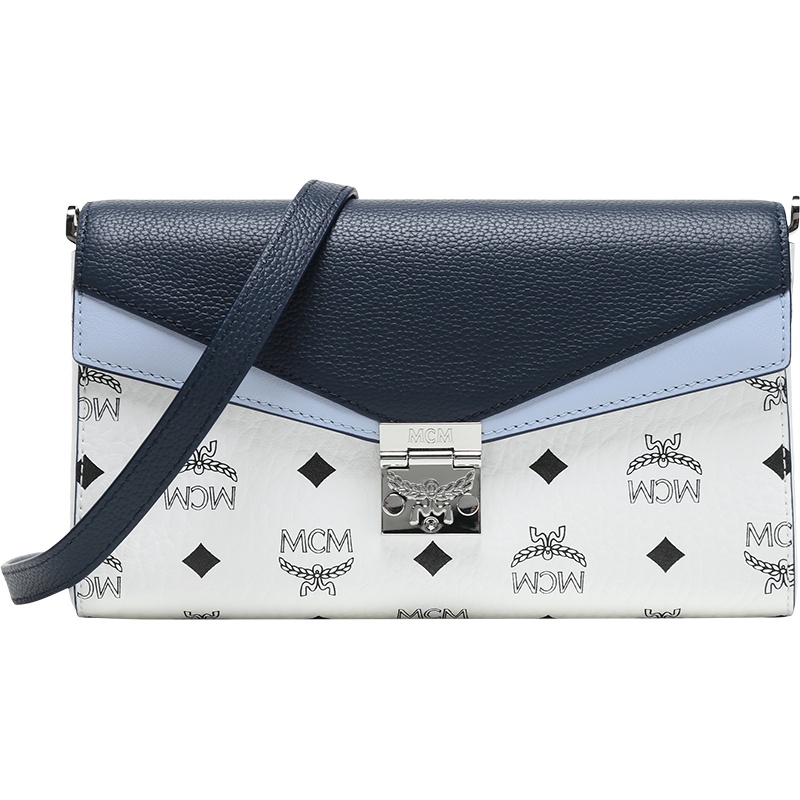 MCM 女士 Millie系列人造革/牛皮革单肩斜挎包手拿包中号 MWRAAME08