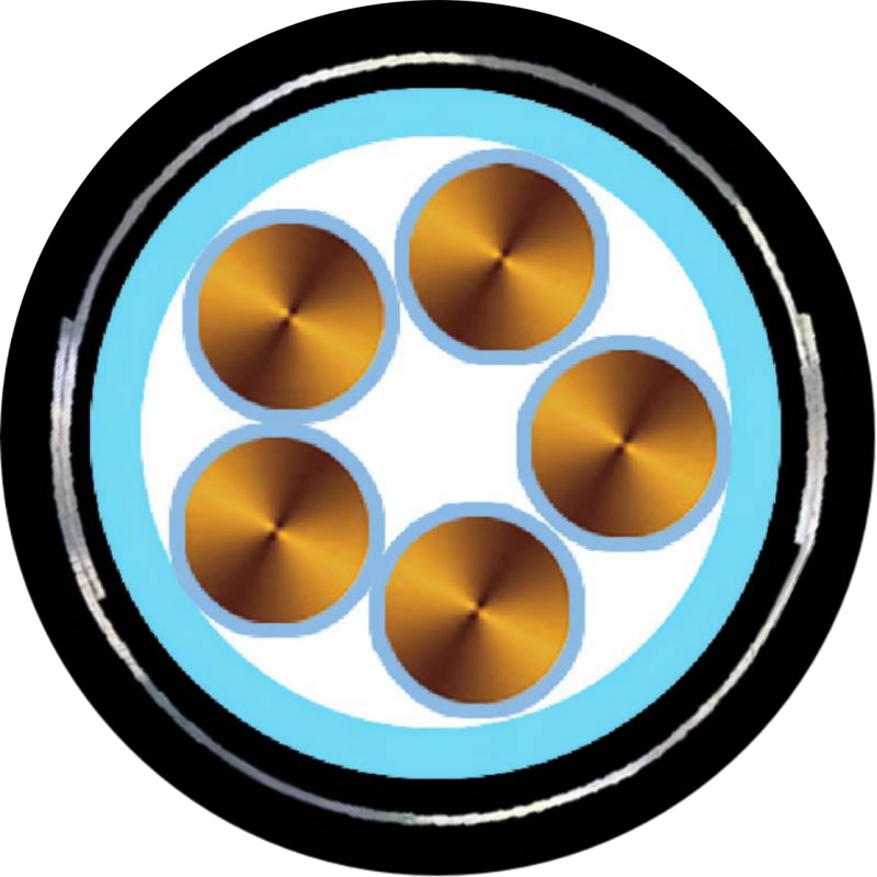 秦源牌 ZR-YJV22-0.6/1KV-5*16mm² 阻燃铜芯低压钢带铠装电力电缆 元/米 定制商品 联系客服