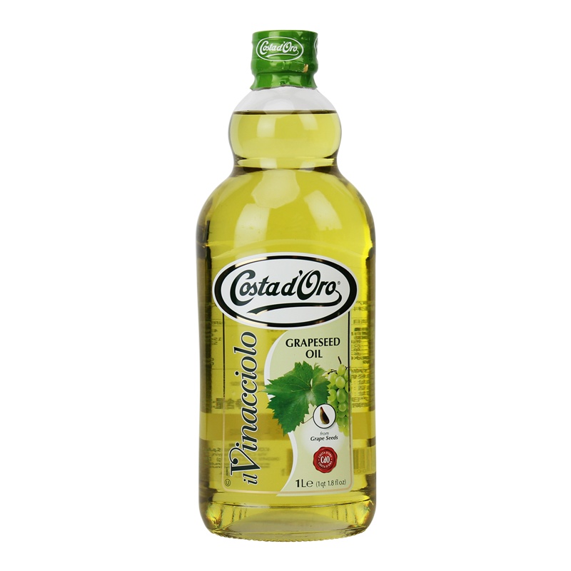 意大利原装进口 甘蒂 Costad'Oro 葡萄籽油 高温料理 煎炸 烹饪 高端健康 食用油 1L装