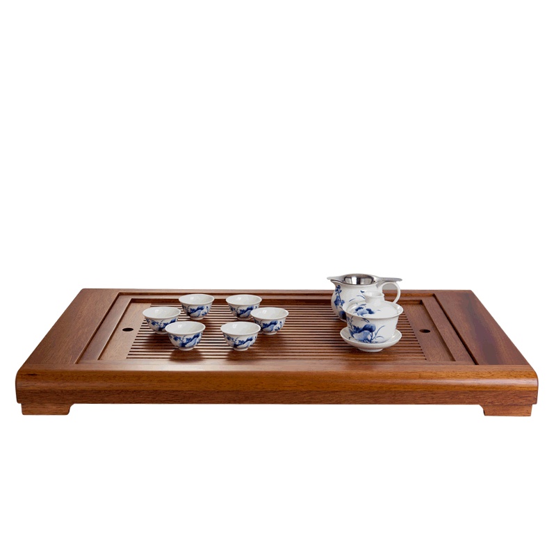 KAMJOVE/金灶 KW-29 古花木实木茶盘 古典功夫茶具茶台茶海 整套茶具送金灶KP-90茶具加P-302茶渣桶