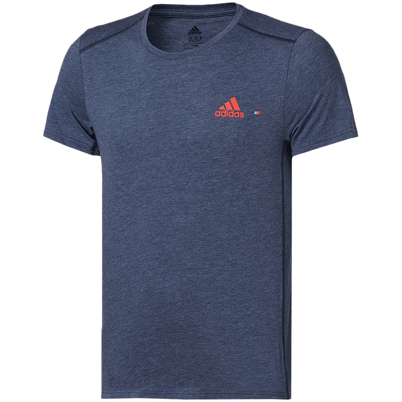 【自营】adidas阿迪达斯男子短袖T恤climalite透气篮球运动服DJ1645 L DJ1645蓝色