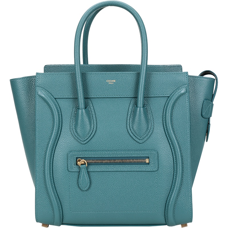 CELINE 赛琳 女款牛皮LUGGAGE MICRO 手提包笑脸包 189793DRU