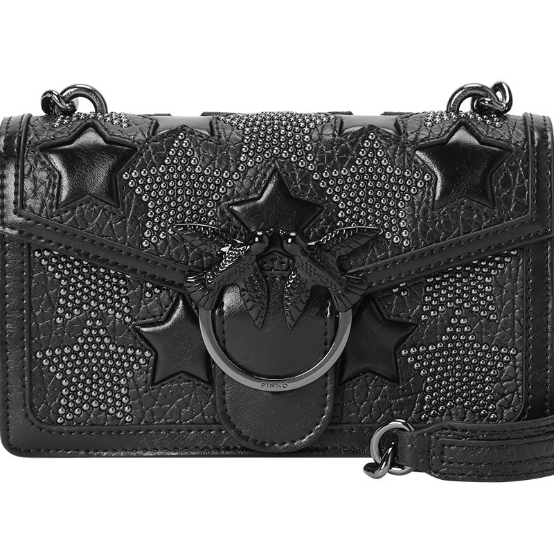Pinko/品高 LOVE STARRY SKY 铆钉款单肩包 迷你 1P21G8