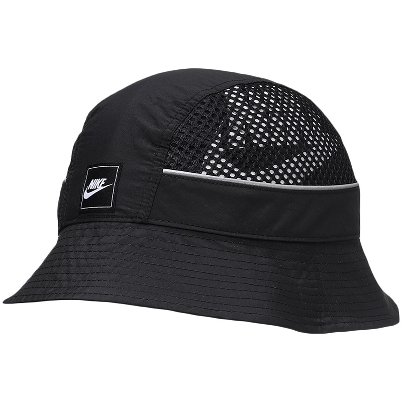 NIKE男帽女帽时尚简约宽檐网眼透气遮阳渔夫运动帽BV3363