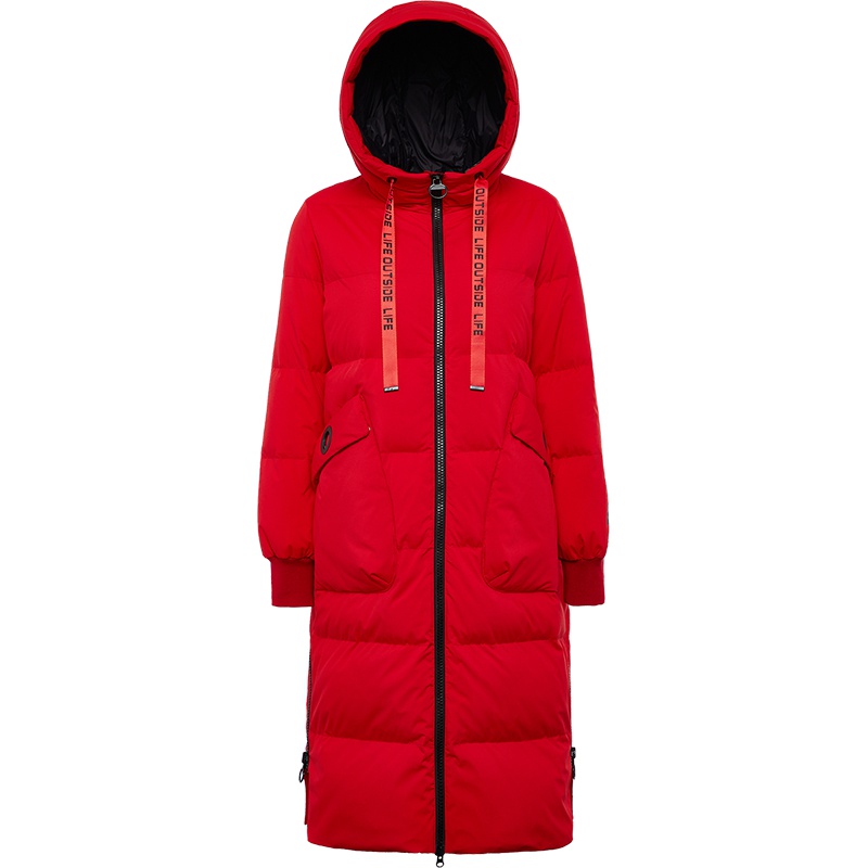 波司登女士羽绒服长款过膝2018冬季新款时尚个性外套