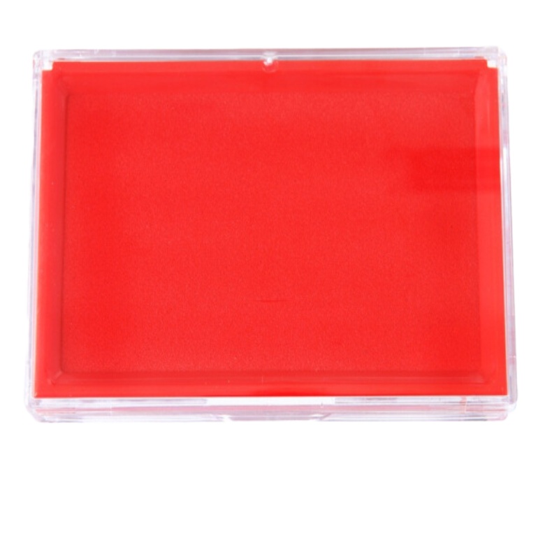 得力快干印台(红色)