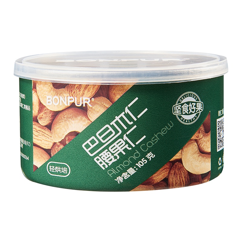 坚食好果每日坚果混合罐装105g干果孕妇零食特产含原味腰果巴旦木