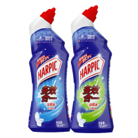 HARPIC多效合一洁厕液淡雅柑橘750ml+活力海洋750ml 强效去垢