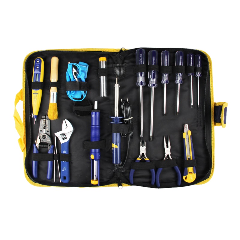 长城(THE GREAT WALL)330*210*50mm 长城精工20PCS电讯组合工具 401020