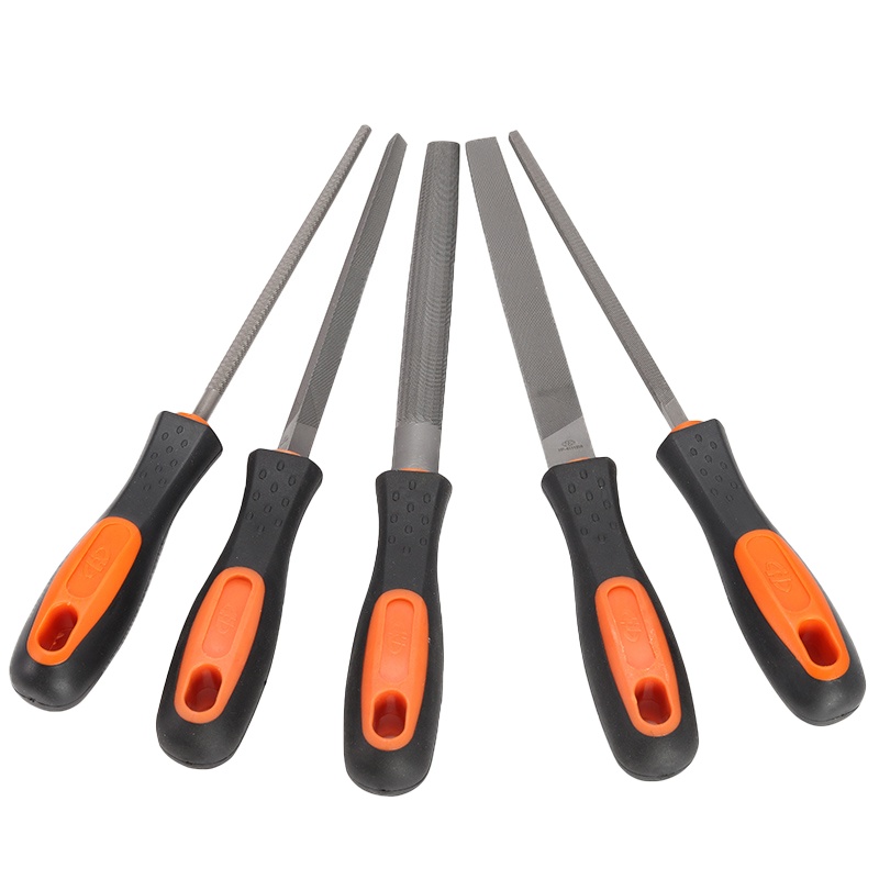 华丰巨箭(HUAFENG BIG ARROW)国际款中齿圆锉(双色套柄)HF-6113208G/5支