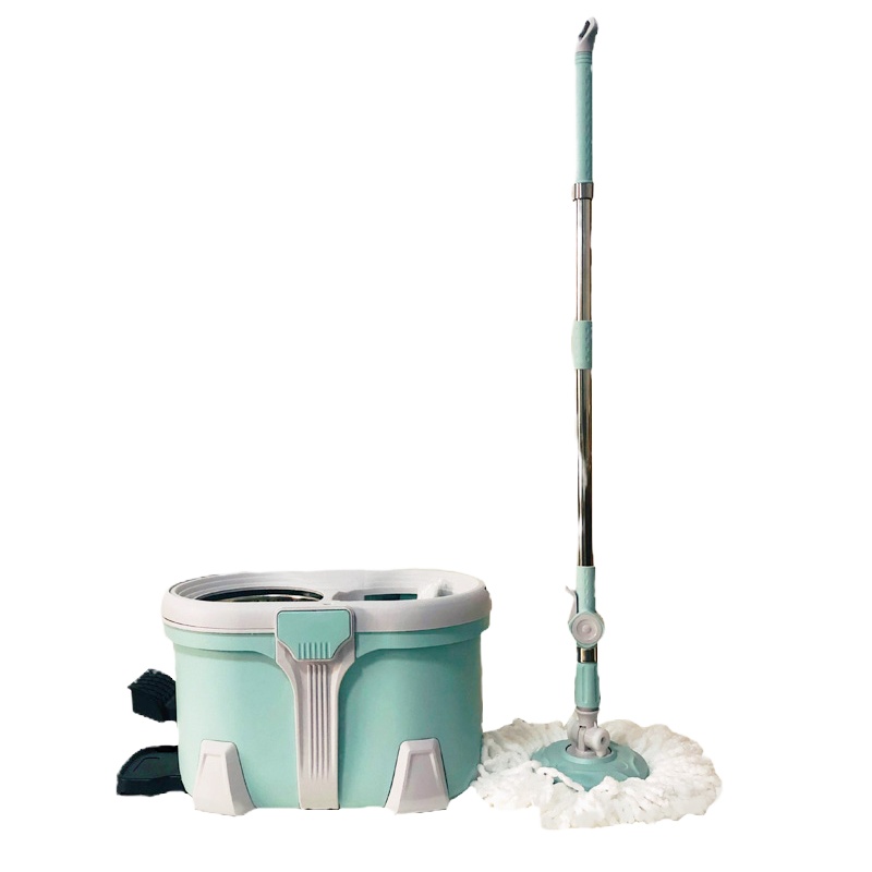 特惠领导者四驱战士双驱旋转拖把免手洗双驱动手压式自动挤水家用吸水