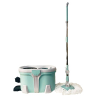 特惠领导者四驱战士双驱旋转拖把免手洗双驱动手压式自动挤水家用吸水