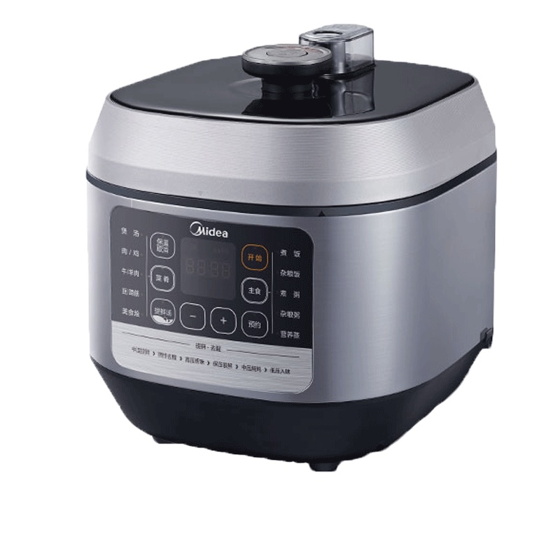 美的(Midea)电压力锅6升大容量不粘双胆家用智能预约煮饭电饭煲大屏高压提鲜上蒸下煮煲汤煮饭锅 MY-60Q5-520
