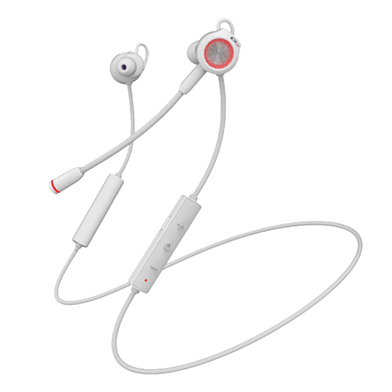 Edifier/漫步者 HECATE GM3吃鸡无线蓝牙5.0入耳式手机游戏耳机听声辩位带麦带话筒 白红色