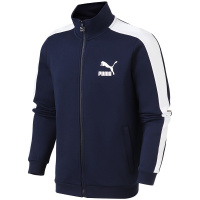PUMA彪马男装杨洋同款运动服休闲服T7开衫针织外套579021 L 57902106蓝色
