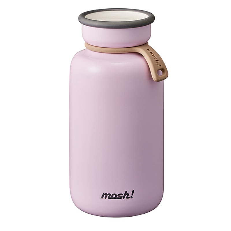 日本mosh!保温杯保冷杯拿铁系列 450ml 粉色