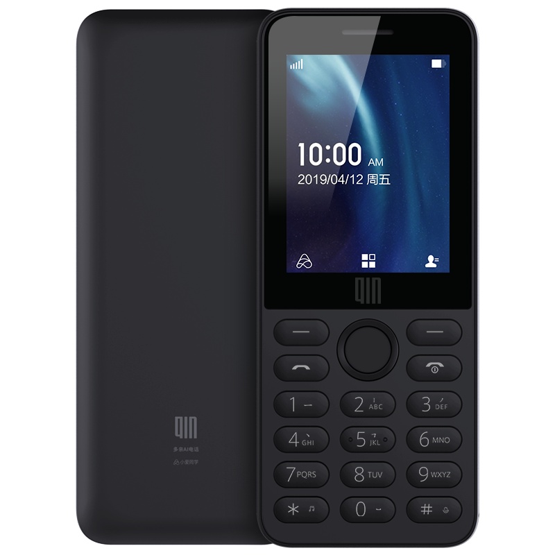 多亲/QIN QF9 深空灰 1820mah 小ai同学 红外遥控 远程定位 wifi热点 老人手机