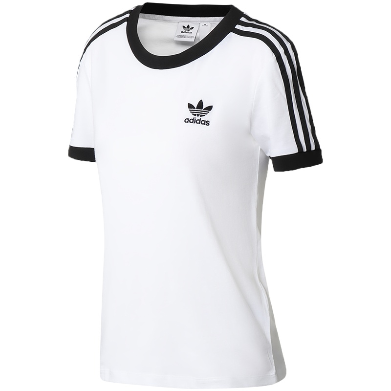 【自营】adidas阿迪达斯三叶草女装运动休闲圆领T恤ED7476