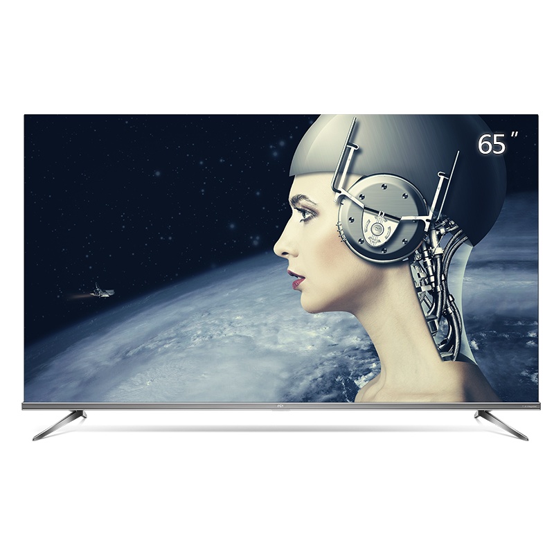 TCL电视 65英寸 4K全面屏AI声控智屏 支持8K视频解码 超薄全景全面屏 2GB+32GB 65T6