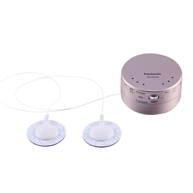 松下(Panasonic)电子低频理疗仪 NA22S100 颈肩手臂腰腿部按摩 家用按摩理疗器 银色