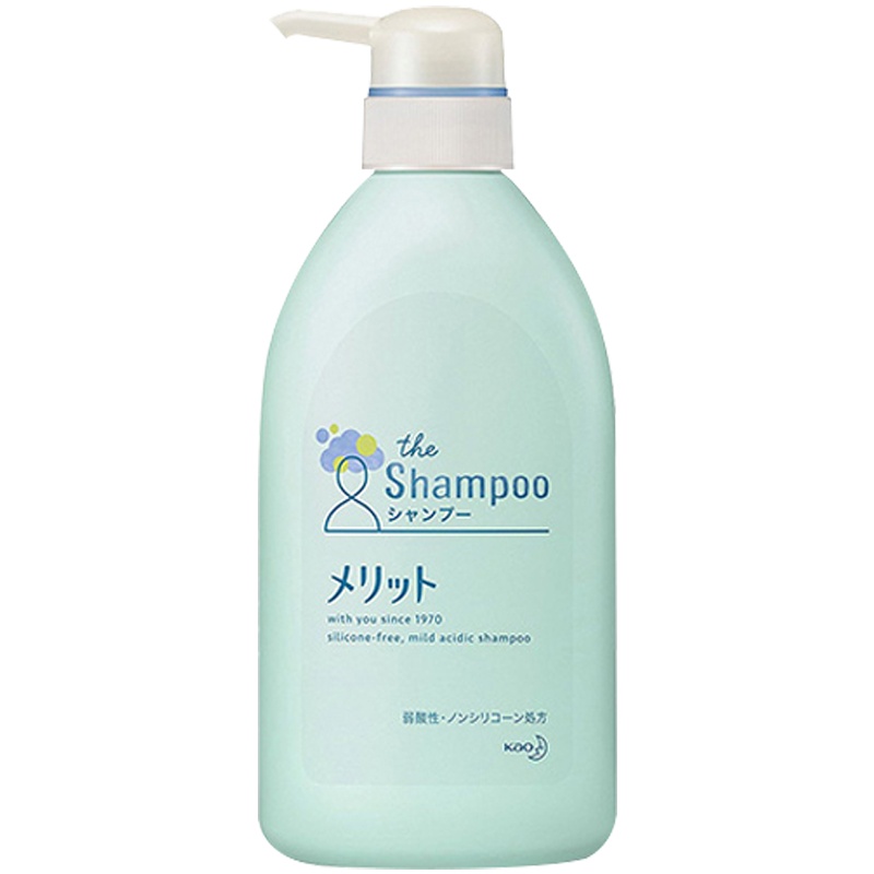 kao 花王Merit弱酸性无硅油洗发水 480ml 所有发质所有人群