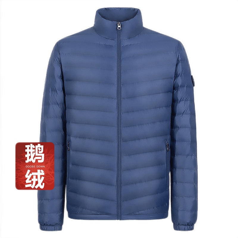 杉杉（FIRS）立领羽绒服男短款2020秋冬季白鹅绒加厚保暖男装外套