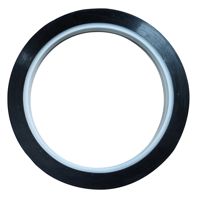 冰禹 SNll-129 桌面定位胶带 6S标识划线胶带 无痕警示线 彩色白标示贴条 黑色 15mm*66m/3个