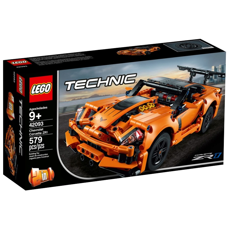 LEGO乐高机械组系列579颗9岁以上雪佛兰跑车42093玩具