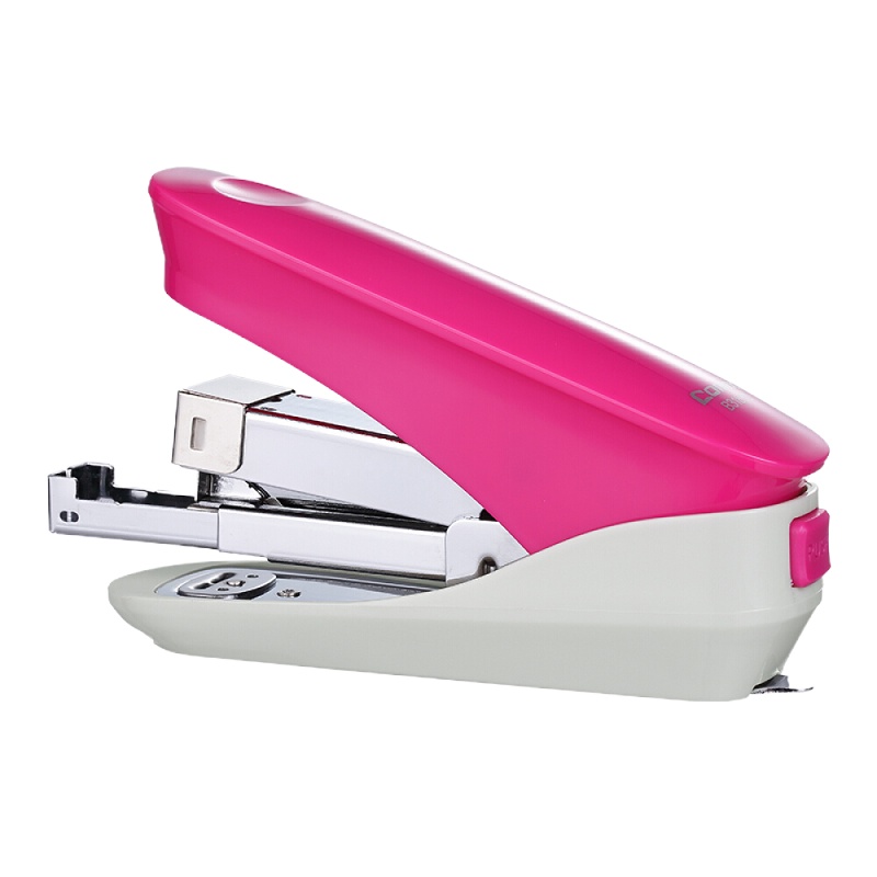 齐心(Comix) 省力型订书机 适配24/6(12#)及26/6订书钉 绿 红