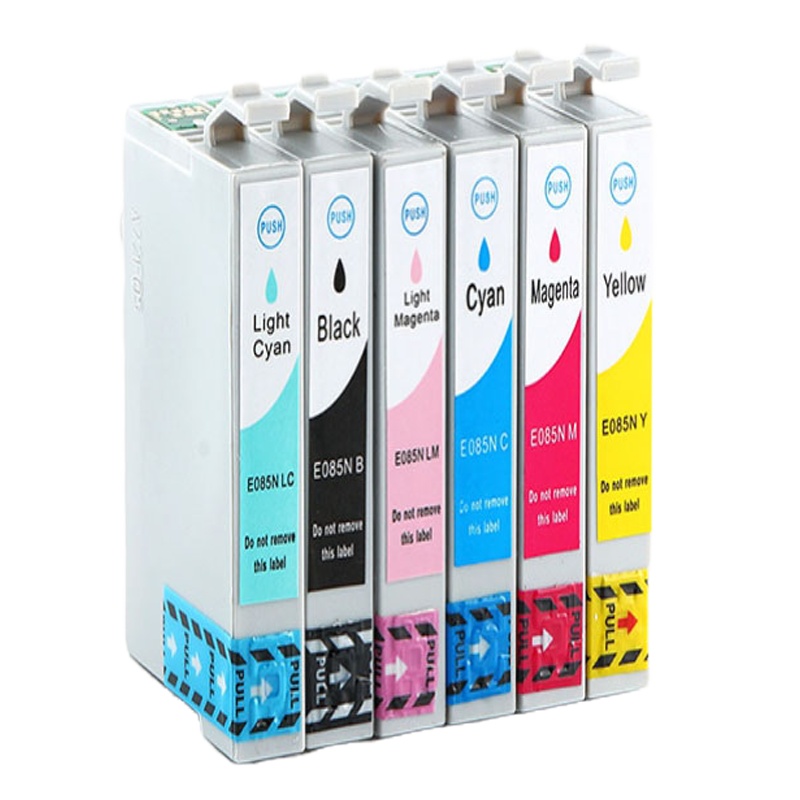 适用于爱普生1390打印机墨盒T085N6,6色一套