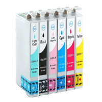 适用于爱普生1390打印机墨盒T085N6,6色一套