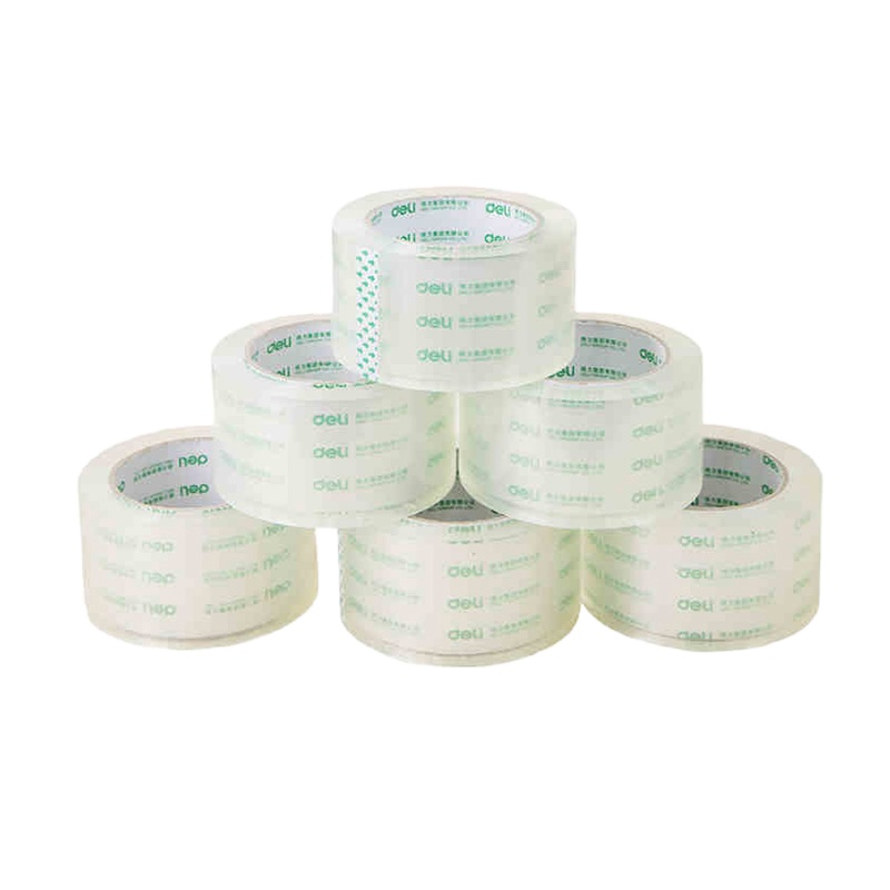 得力 33497 高透明封箱胶带 ZLH 宽胶带