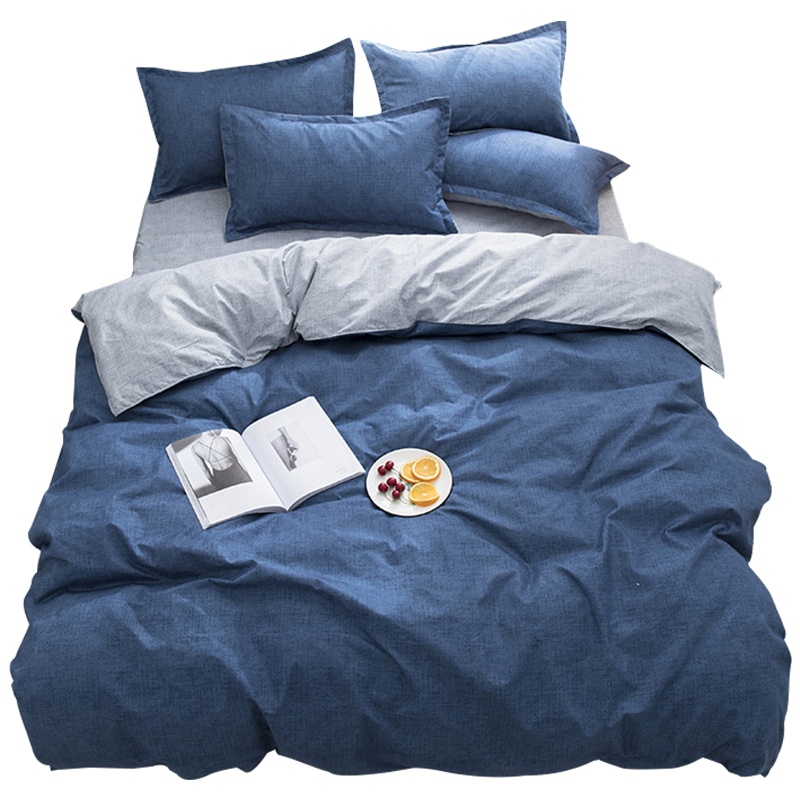 南极人(NanJiren)家纺 植物羊绒三四件套多尺寸床品套件 床上用品1.5/1.8米床聚酯纤维被套床单