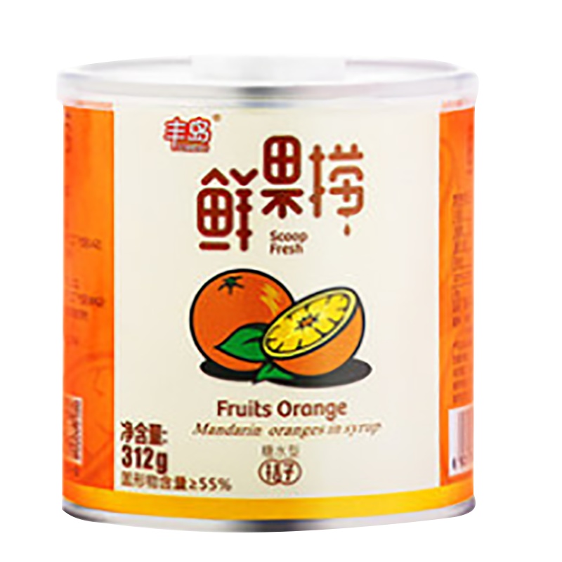 丰岛鲜果捞 桔子水果罐头312g*12罐/箱 开罐即食休闲零食