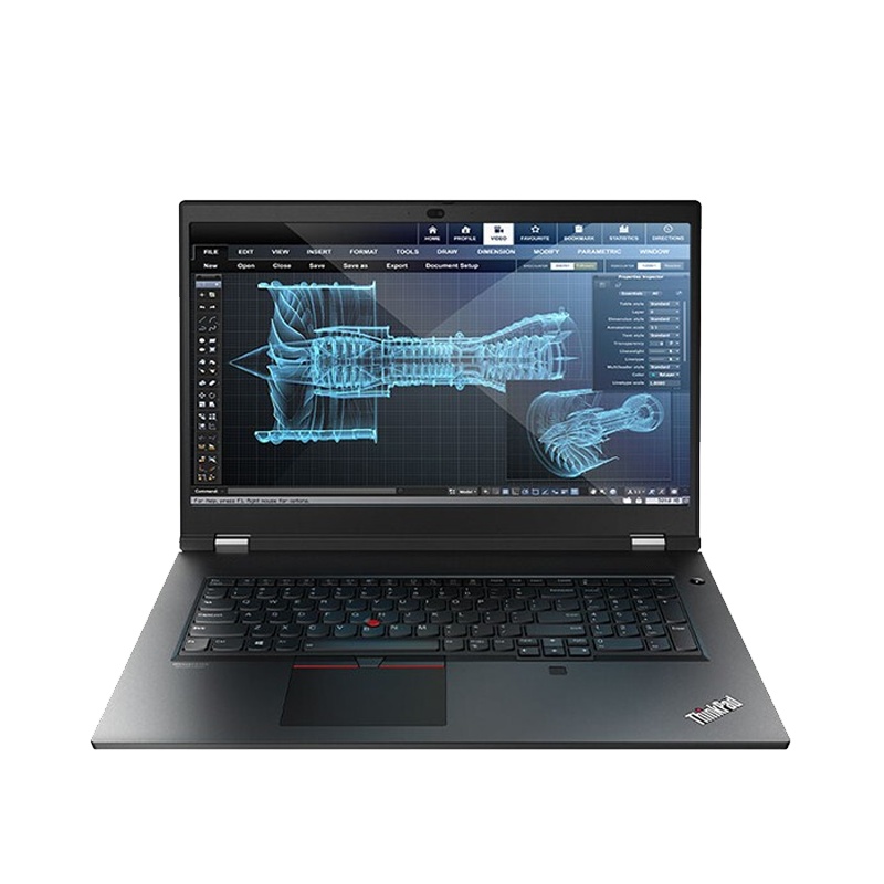 联想ThinkPad P17 17.3英寸 高性能 轻薄本笔记本电脑 I9-10885H/16G/1T固态/T2000_4G独显/WIN10专业版/黑