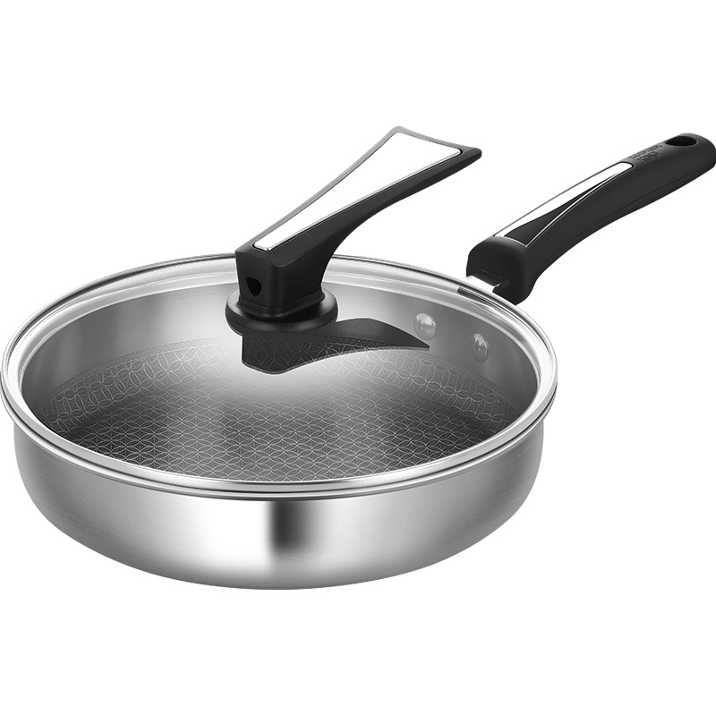 炊大皇(COOKER KING)巧不粘多层钢煎锅JG28QB家用煎蛋牛排煎锅烙饼锅