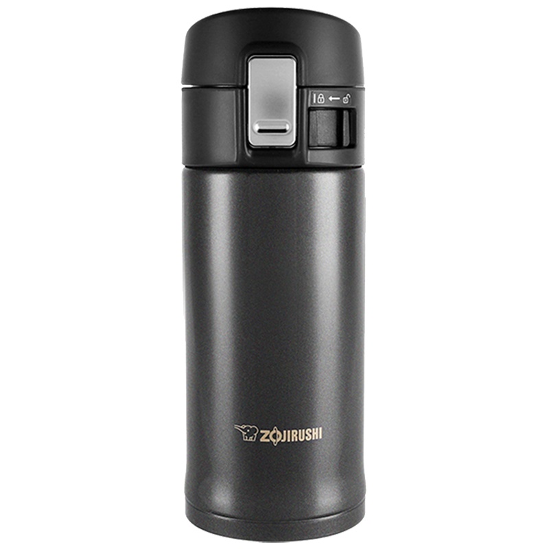 象印(ZO JIRUSHI) 保温杯SM-KR36 真空商务男女士车载情侣杯弹盖杯不锈钢学生水杯子360ml 黑色