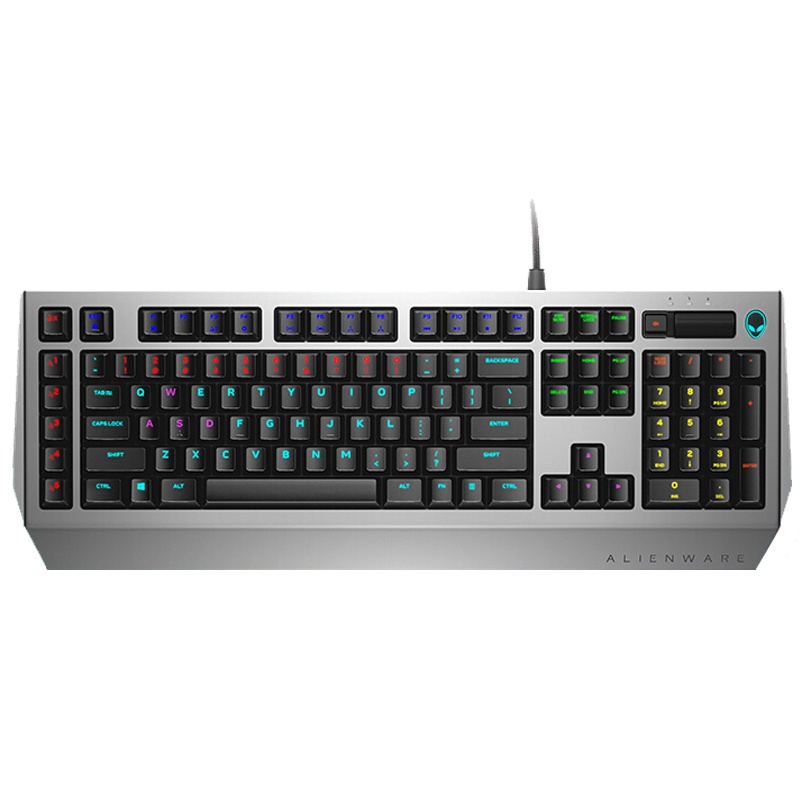 戴尔（DELL）外星人（alienware） AW768键盘+双肩异星者包 游戏机械键盘 全键无冲宏编程电竞 有线茶轴