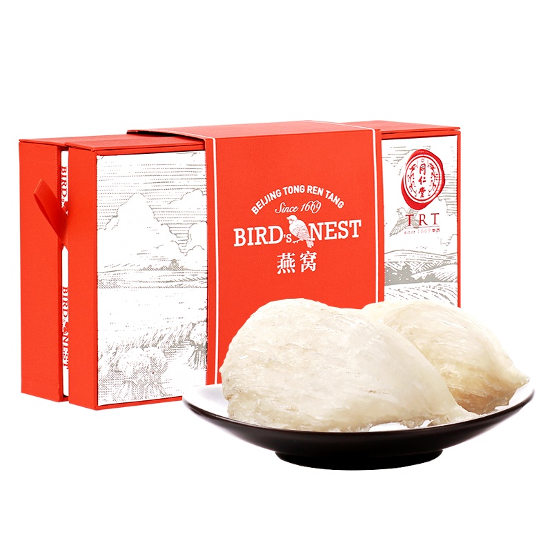 北京同仁堂燕窝正品印尼&马来进口白燕盏30g非即食孕妇干燕窝补品