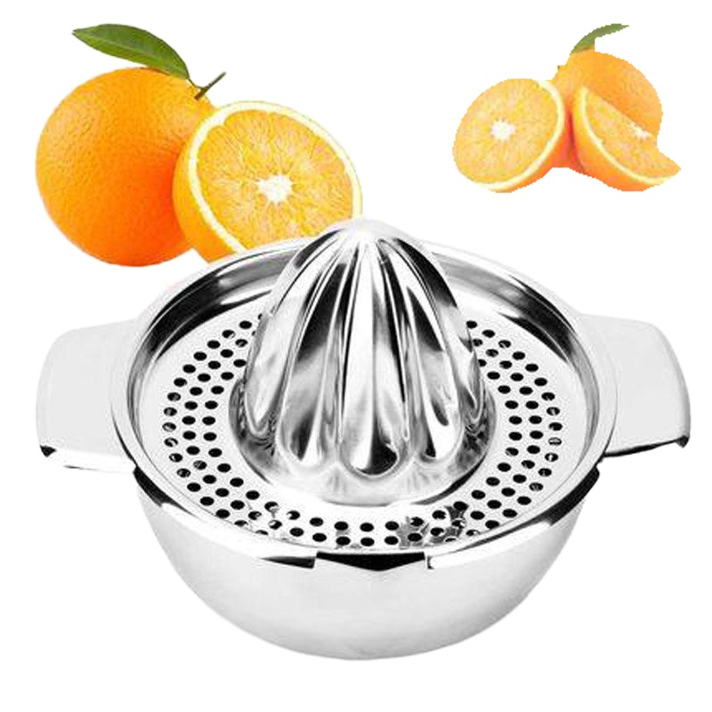 莱珍斯包邮大号加厚304不锈钢榨汁器高品质榨汁机手动果汁机榨汁