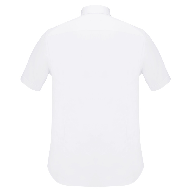 依文男装商务正装短袖衬衫时尚复古花纹棉衬衣ED670110